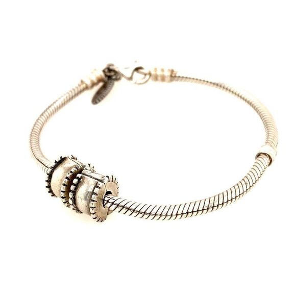 Pandora Bracelet with 2 Clips - Picture 1 of 4